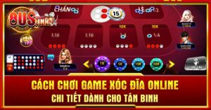 Cách chơi game xóc đĩa online