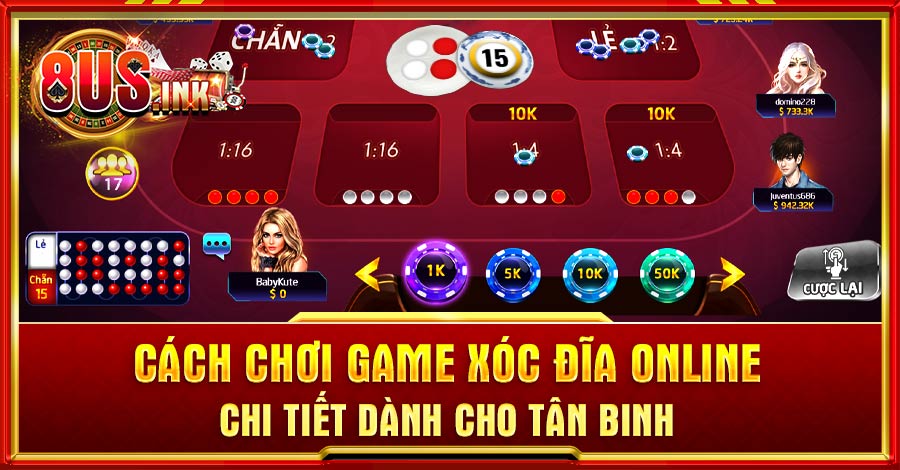 Cách chơi game xóc đĩa online